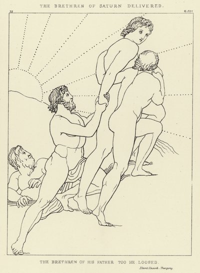 The Brethren of Saturn delivered by John Flaxman